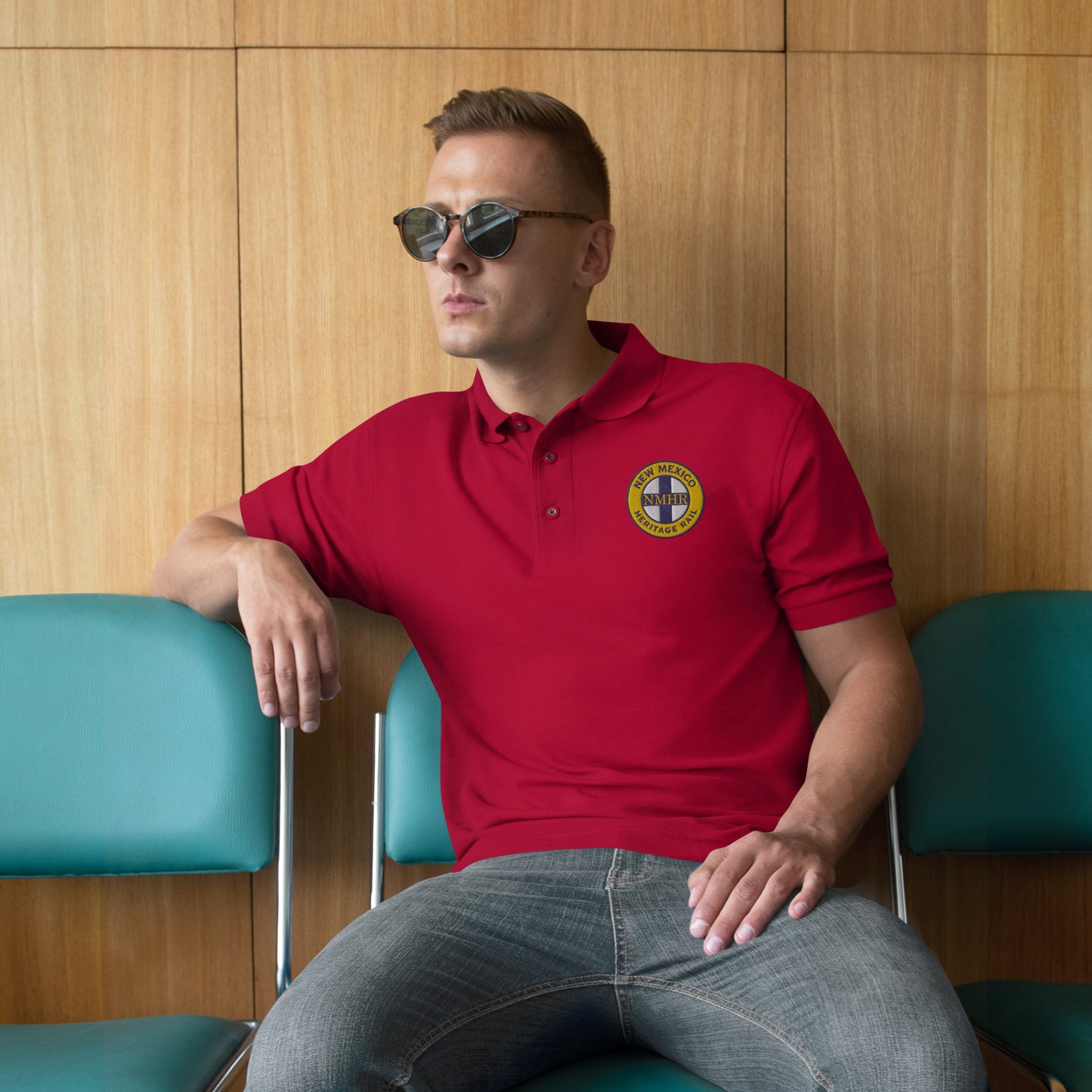 NMHR Logo Men's Premium Polo