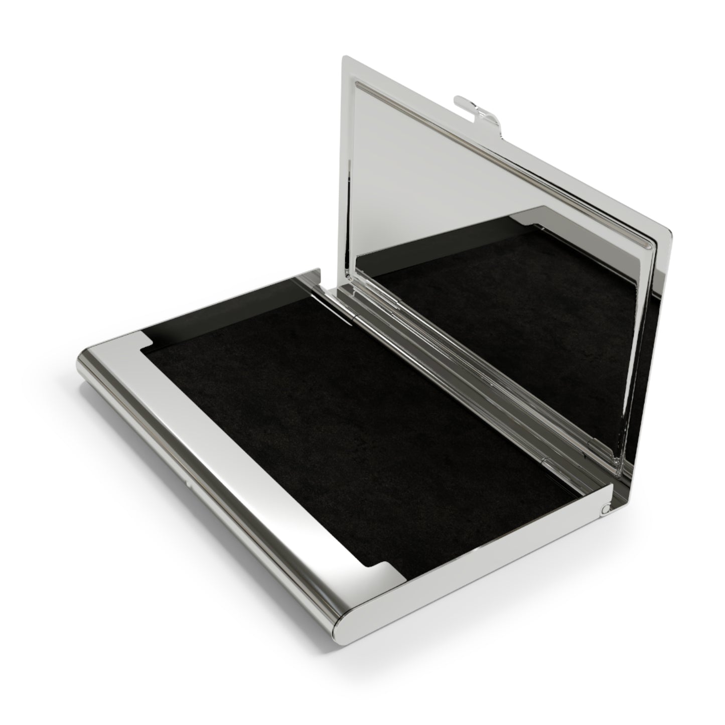 The Caelan Rhodes Collection Business Card Holder - Elegant Steel Case