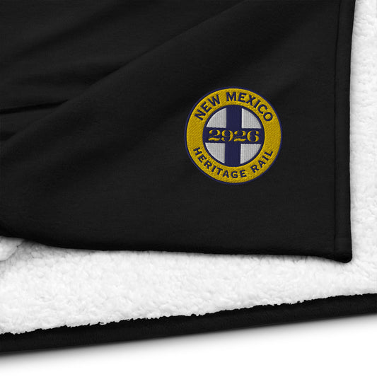 NMHR Logo Premium sherpa blanket