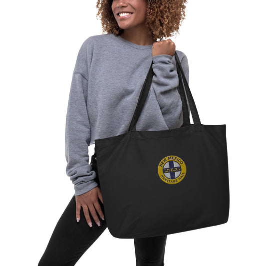 NMHR Logo Embroidered Large Organic Tote Bag