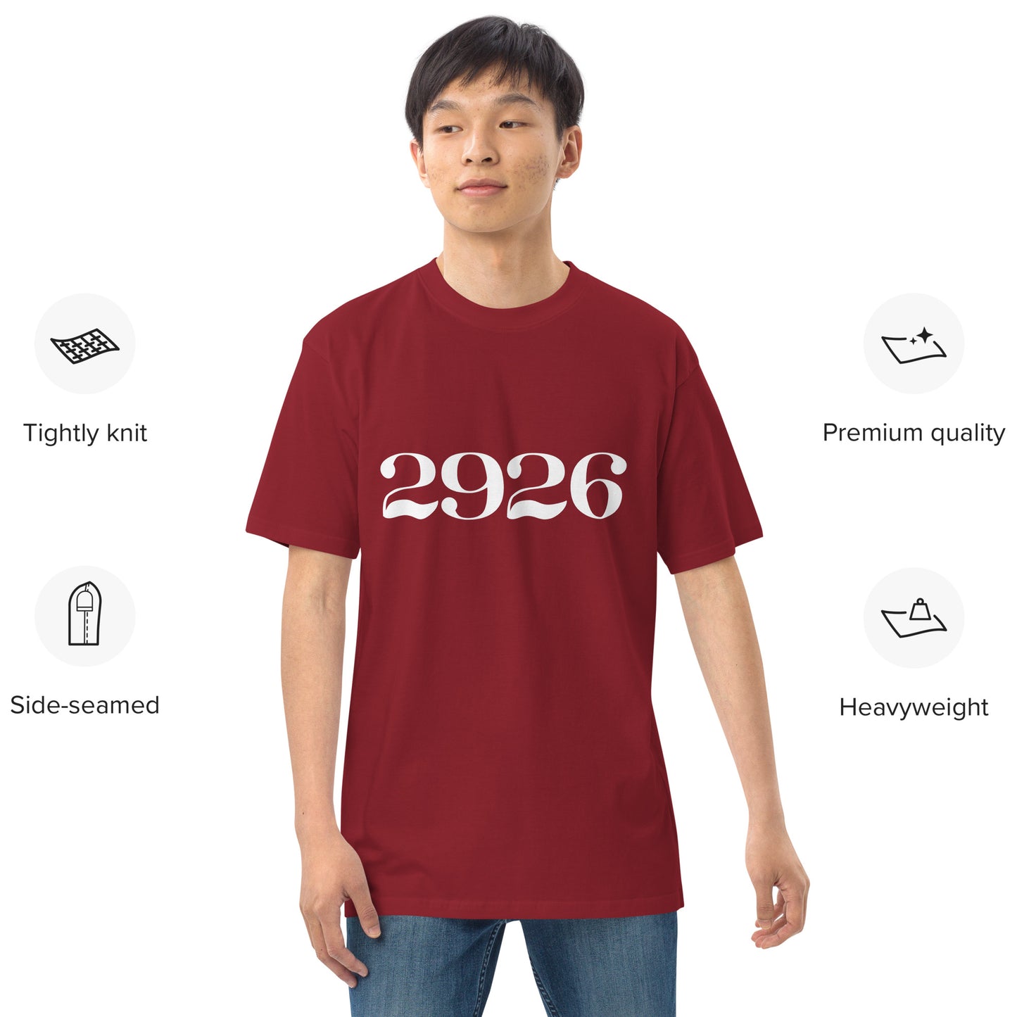 "2926" Men’s premium heavyweight tee