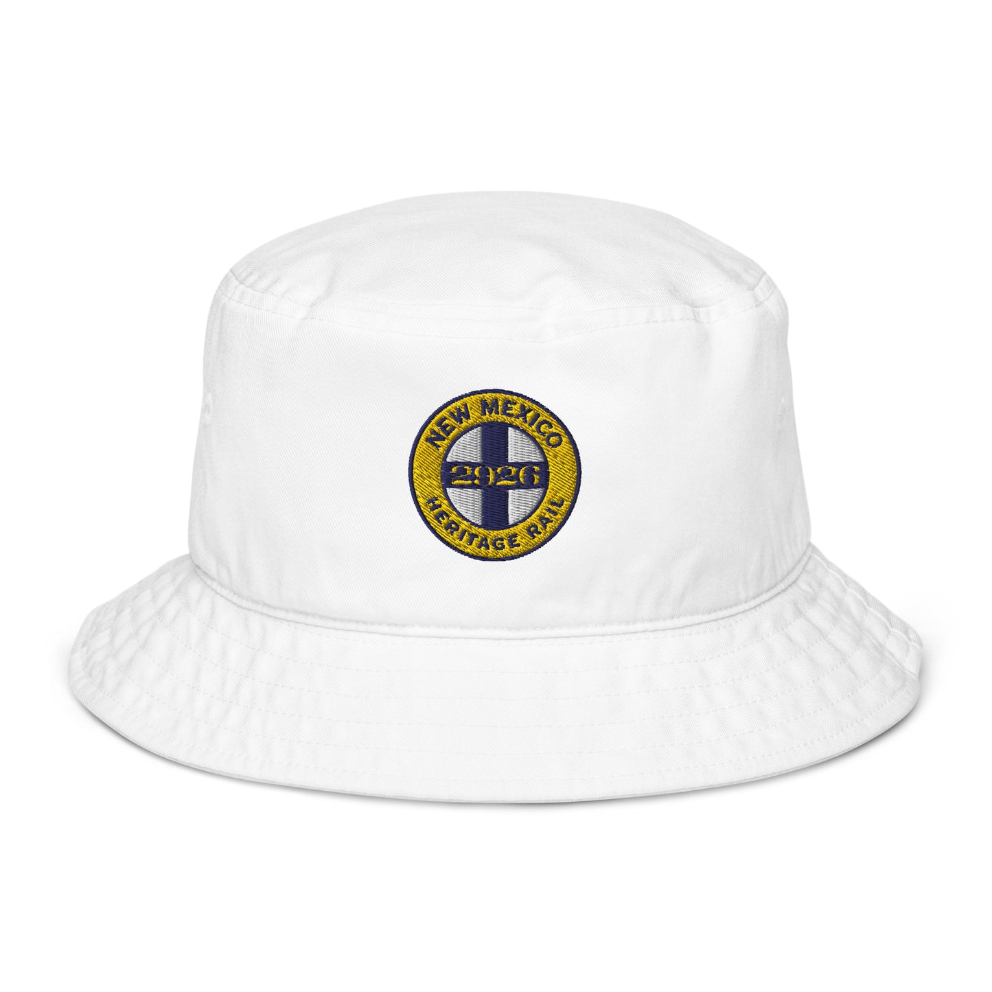 NMHR embroidered organic bucket hat