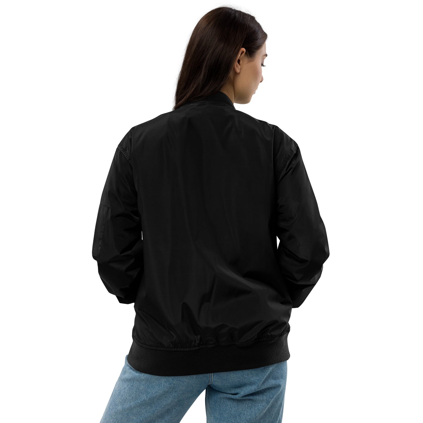 NMHR Logo unisex premium recycled bomber jacket