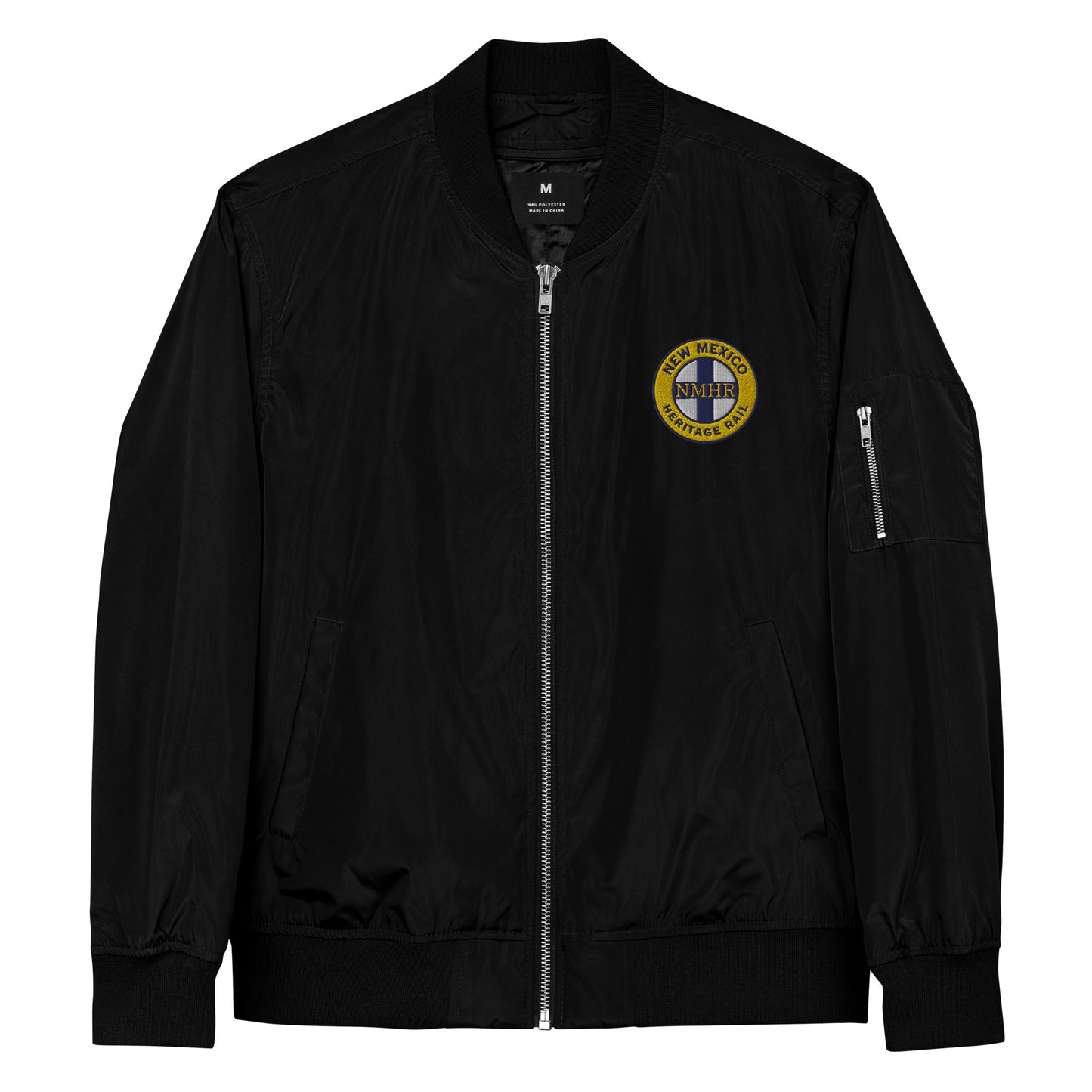 NMHR Logo unisex premium recycled bomber jacket