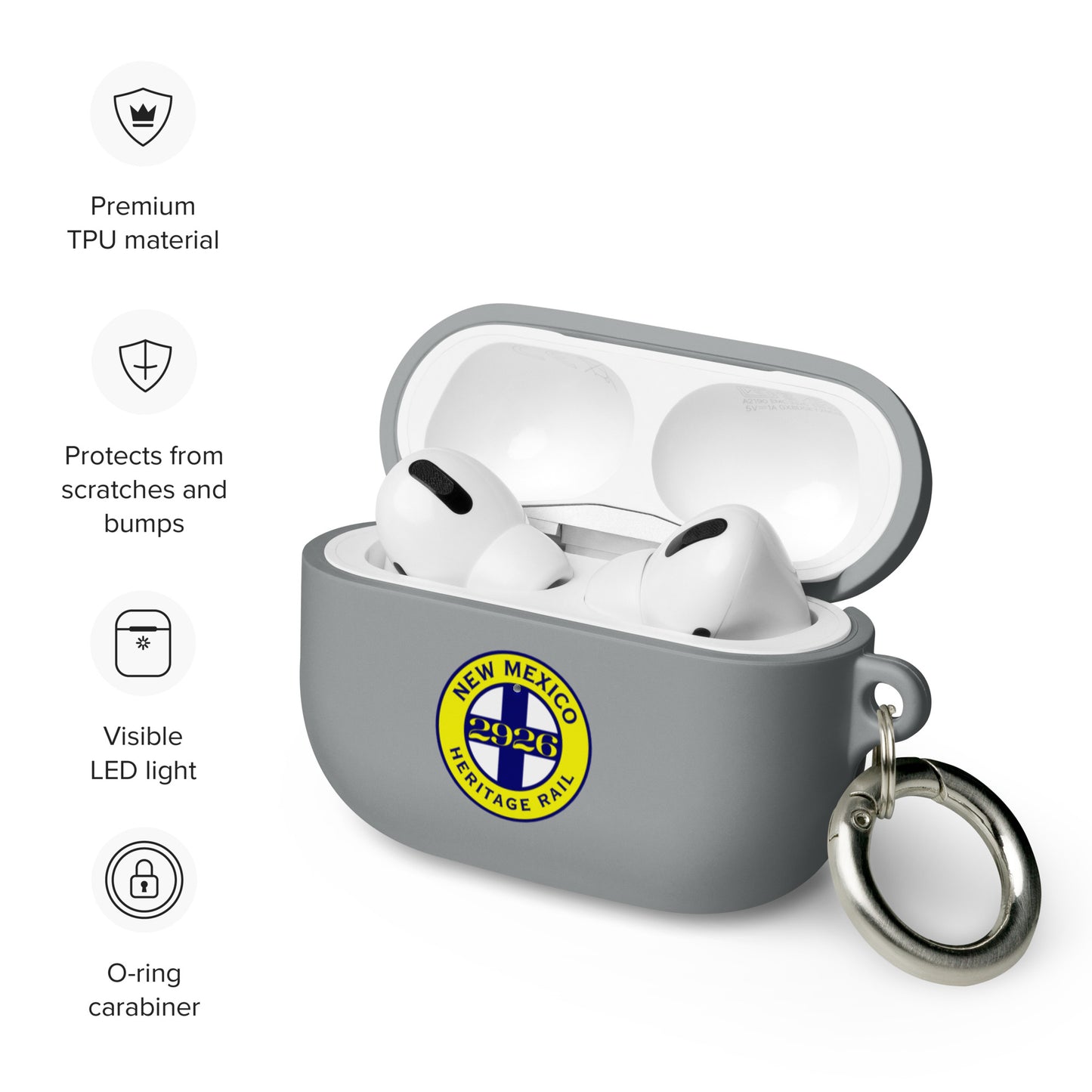 NMHR Logo Rubber Case for AirPods®