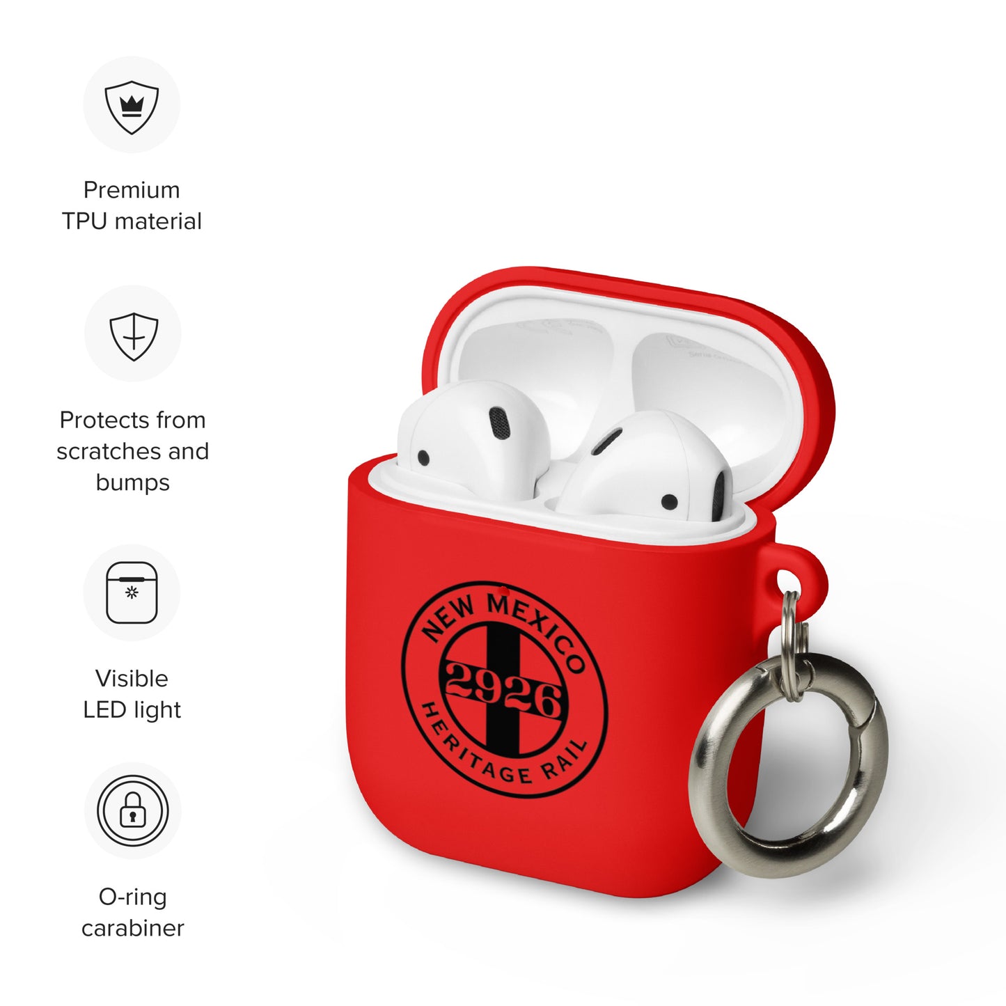 NMHR Logo Rubber Case for AirPods®