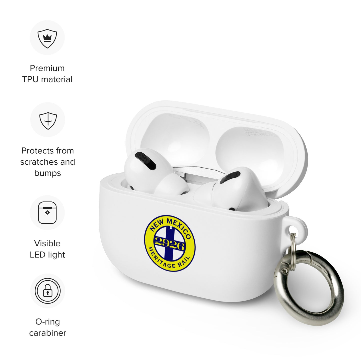 NMHR Logo Rubber Case for AirPods®