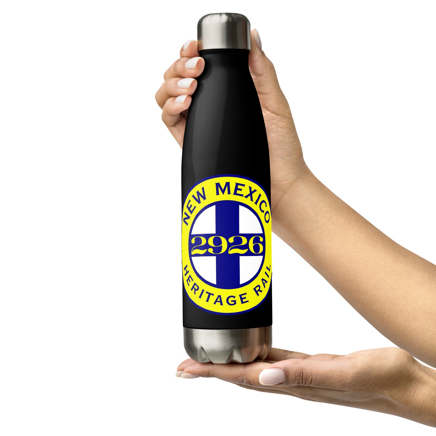 NMHR Logo Stainless steel water bottle