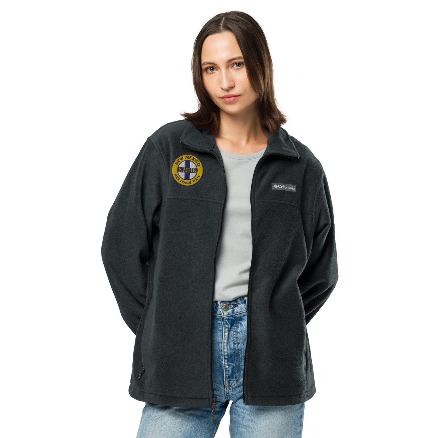 NMHR Logo unisex Columbia fleece jacket