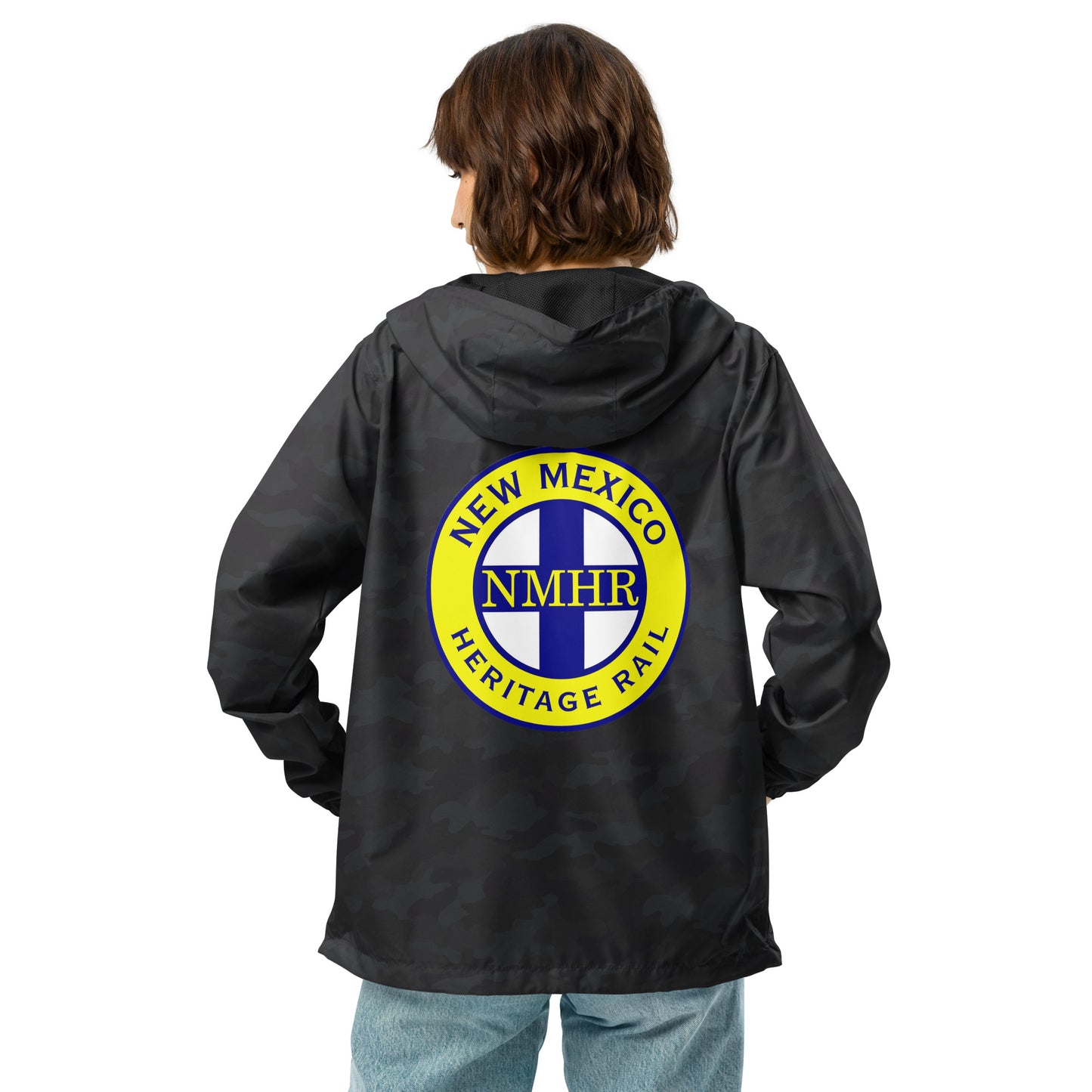 NMHR Logo unisex lightweight zip up windbreaker