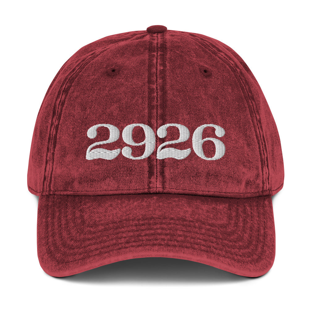 "2926" Vintage Cotton Twill Cap