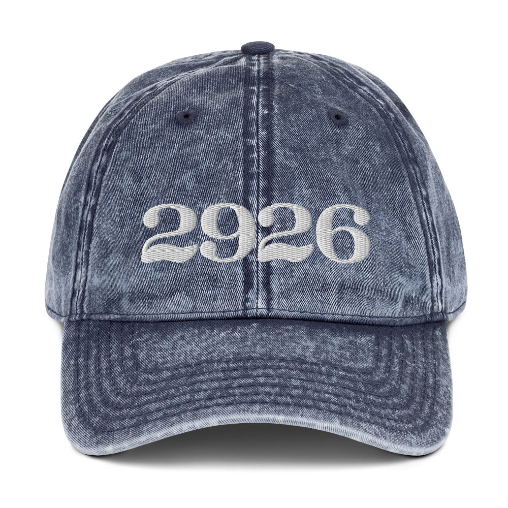 "2926" Vintage Cotton Twill Cap