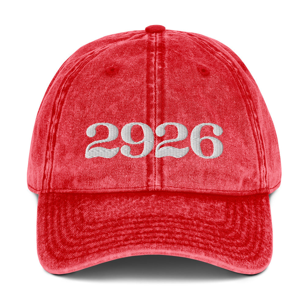 "2926" Vintage Cotton Twill Cap