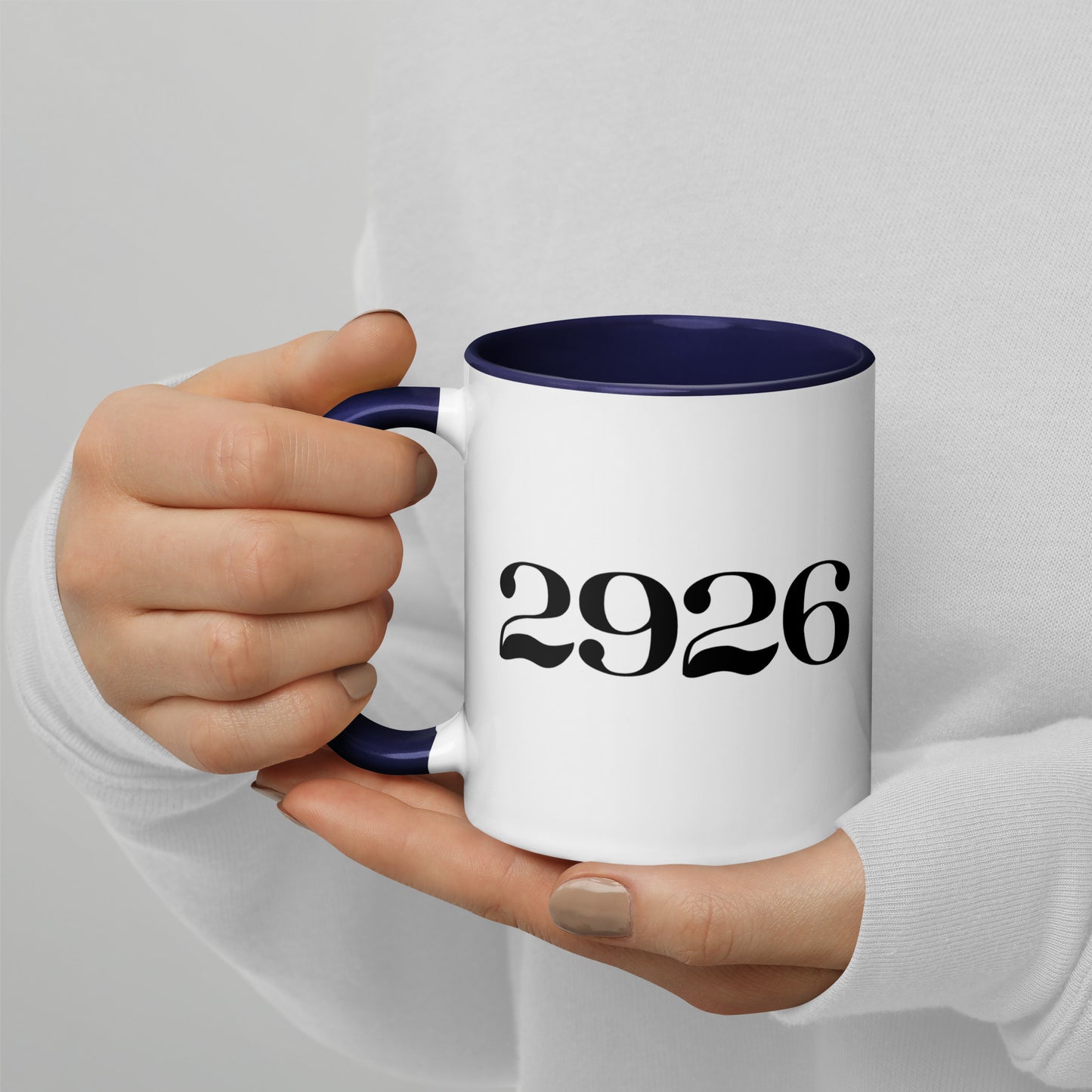 "2926" Mug with Color Inside