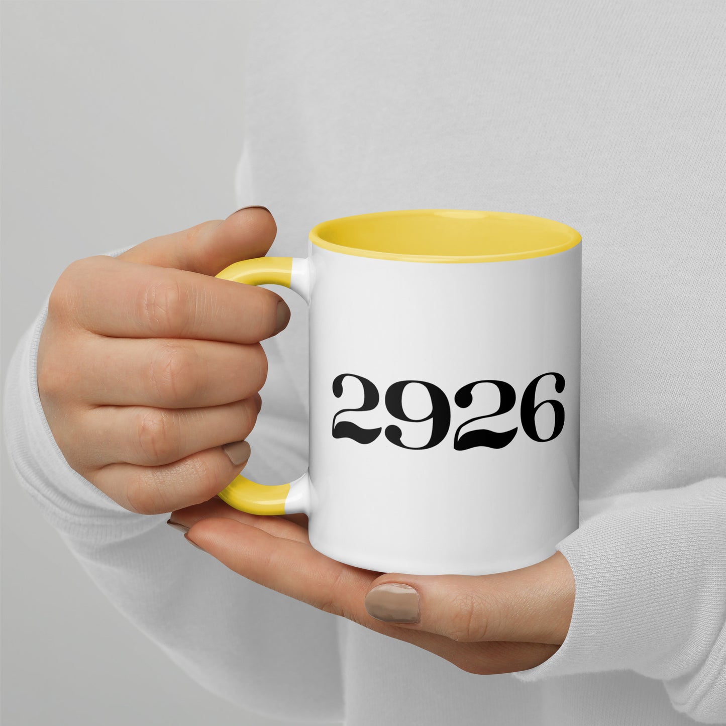 "2926" Mug with Color Inside