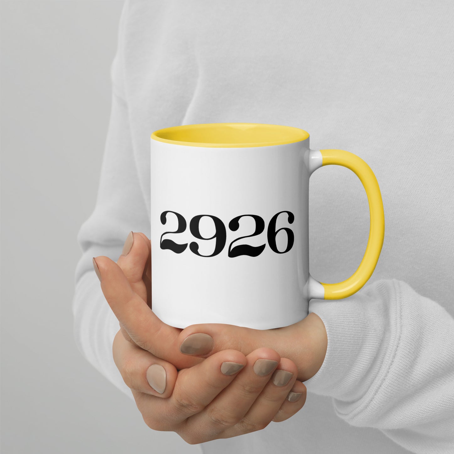 "2926" Mug with Color Inside