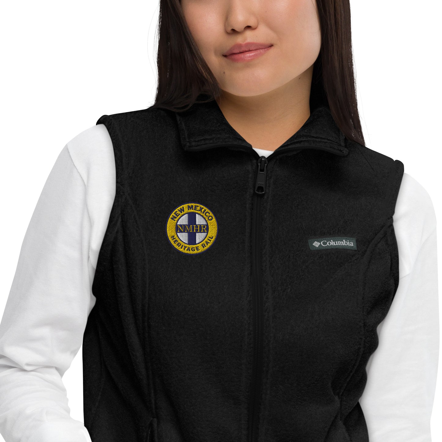 NMHR Logo women’s Columbia fleece vest