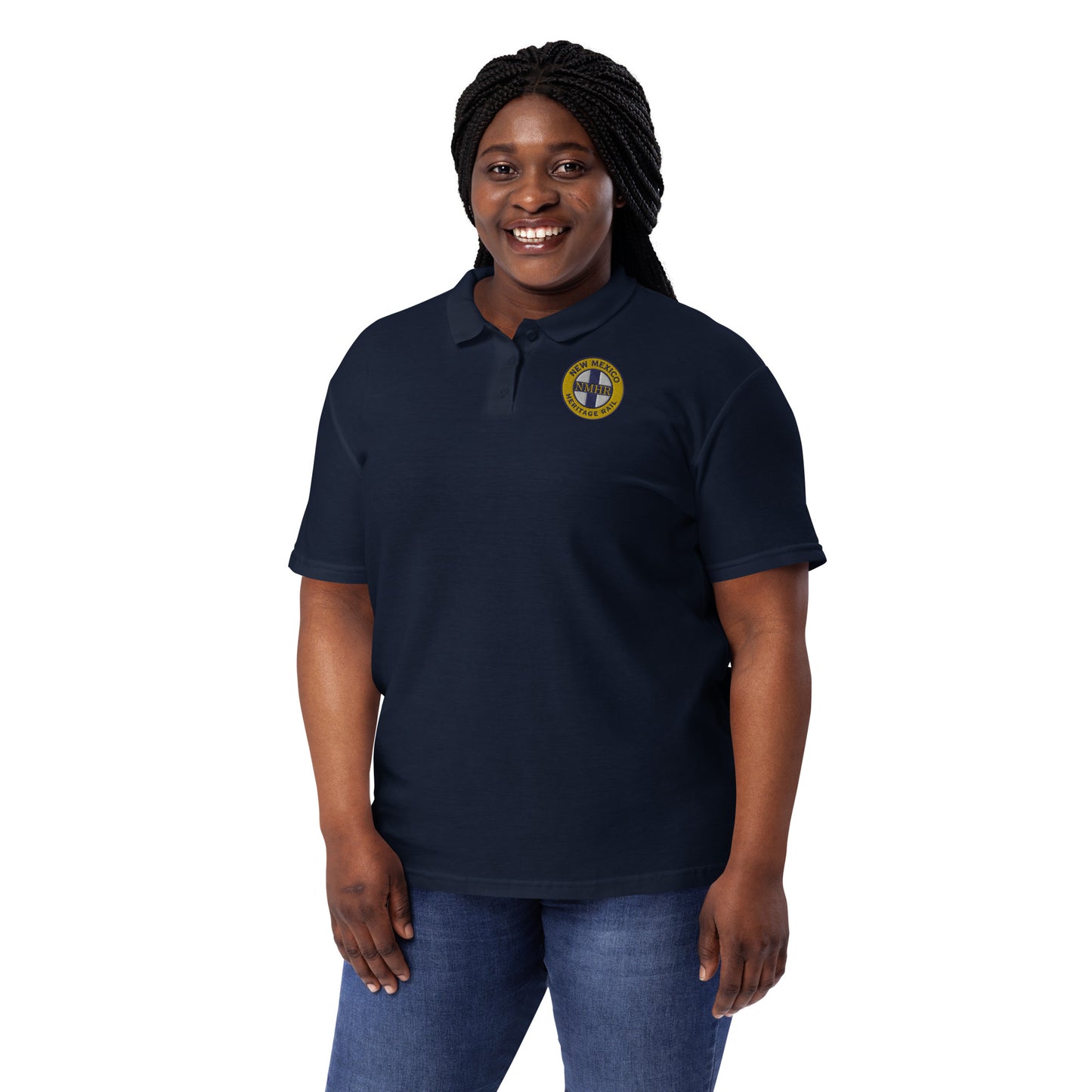 NMHR Logo Women’s pique polo shirt