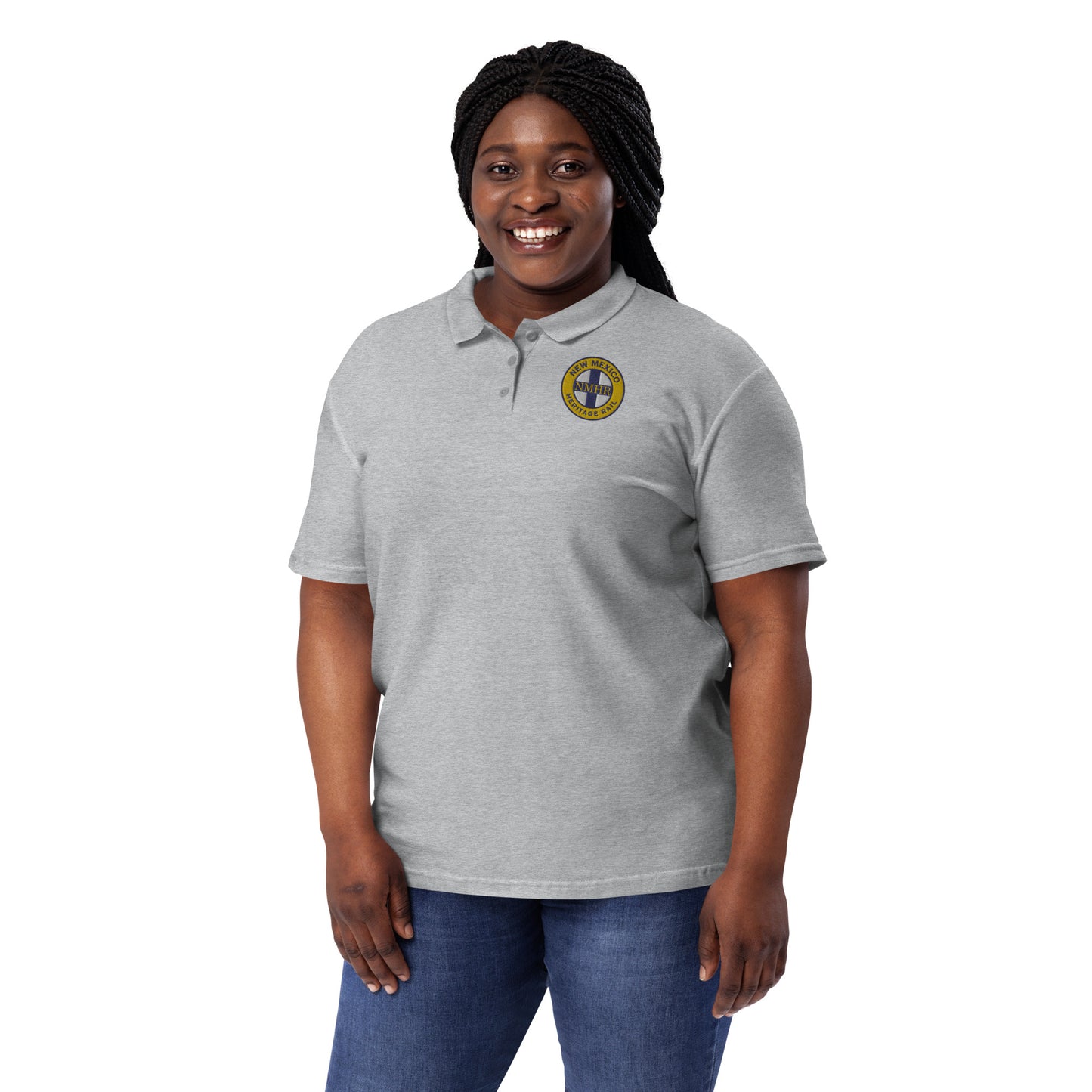 NMHR Logo Women’s pique polo shirt