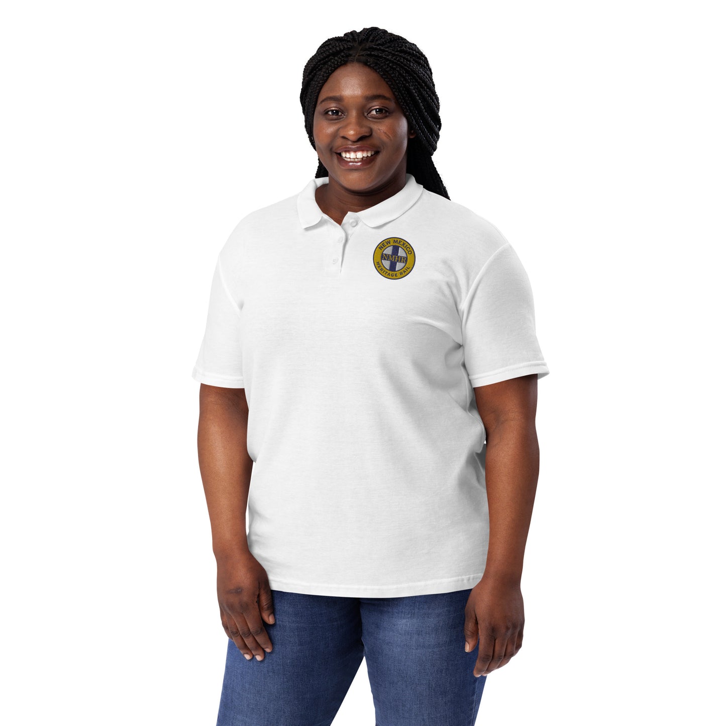 NMHR Logo Women’s pique polo shirt